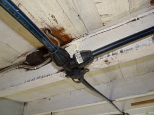 Inferior plumbing in use around Brisbane