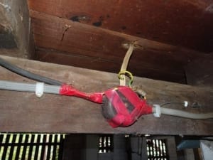 Queenslander style house with faulty electrical