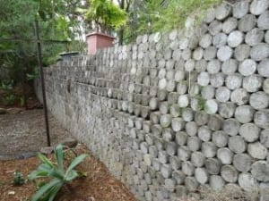 Retaining wall movement danger