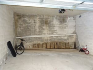 Unit garage seepage and drainage problems