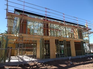 Framing of new house construction & inspection stages