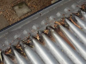 Roof rusting from gutter guards 